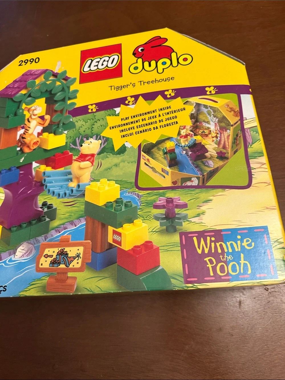 Vintage Lego Duplo Tigger’s Treehouse Tigger Winnie the Pooh Playset Set 2990